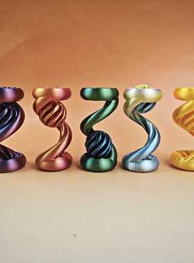 螺旋立体爆款网红3D打印高级艺术品桌面环保材料解压送礼小摆件