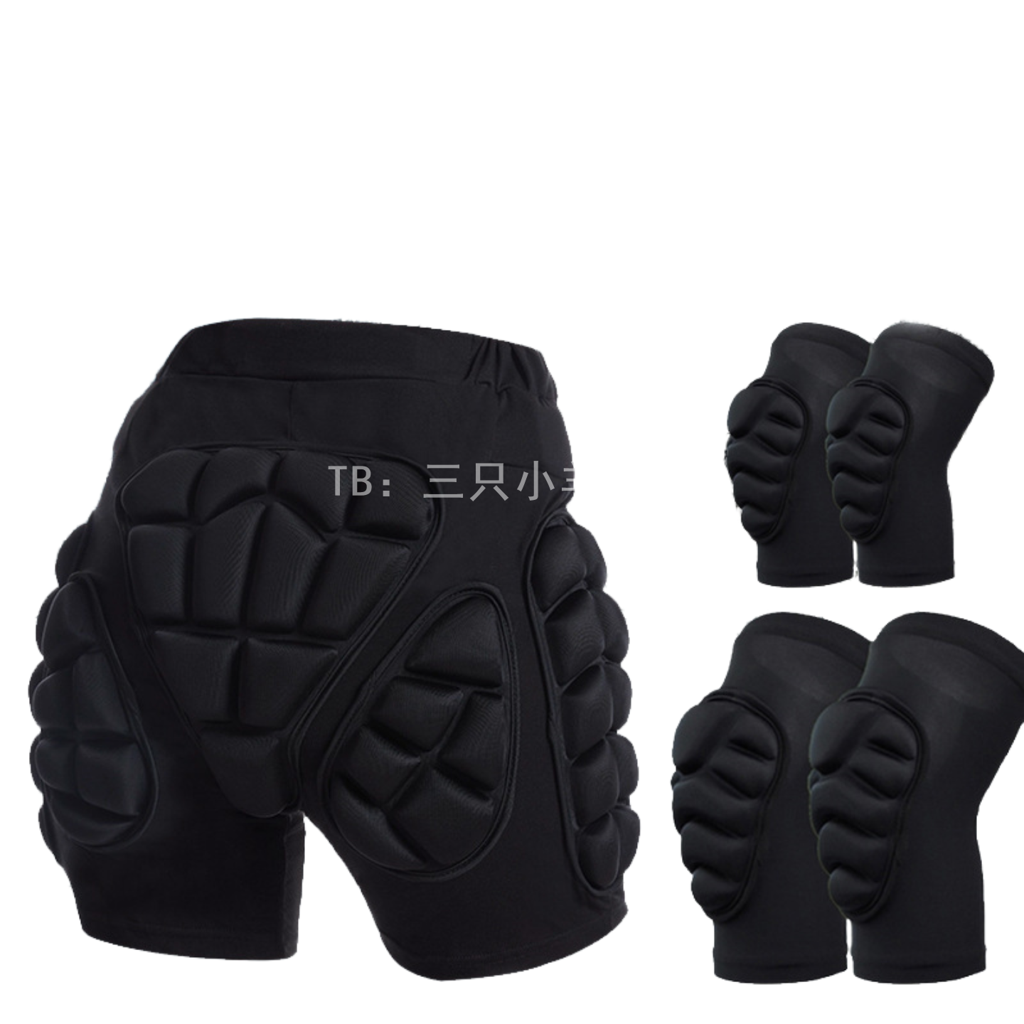 冬季滑雪护臀垫屁股垫护膝护具护臀垫防摔裤轮滑冰滑板运动护具,淘宝优惠券,粉丝福利购,淘宝优惠卷