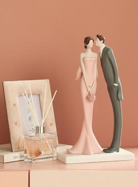 北欧甜蜜婚礼摆件实用新婚结婚礼物送新人闺蜜订婚礼品情人节女友