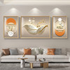 Source factory modern simple living room triptych decorative painting