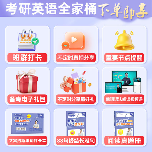 刘晓艳考研英语2027考研英语一二晓燕考研英语真题你还在背单词吗学丞26语法长难句58篇基础阅读资料打卡本全程班词汇网课作文写作 - 图3