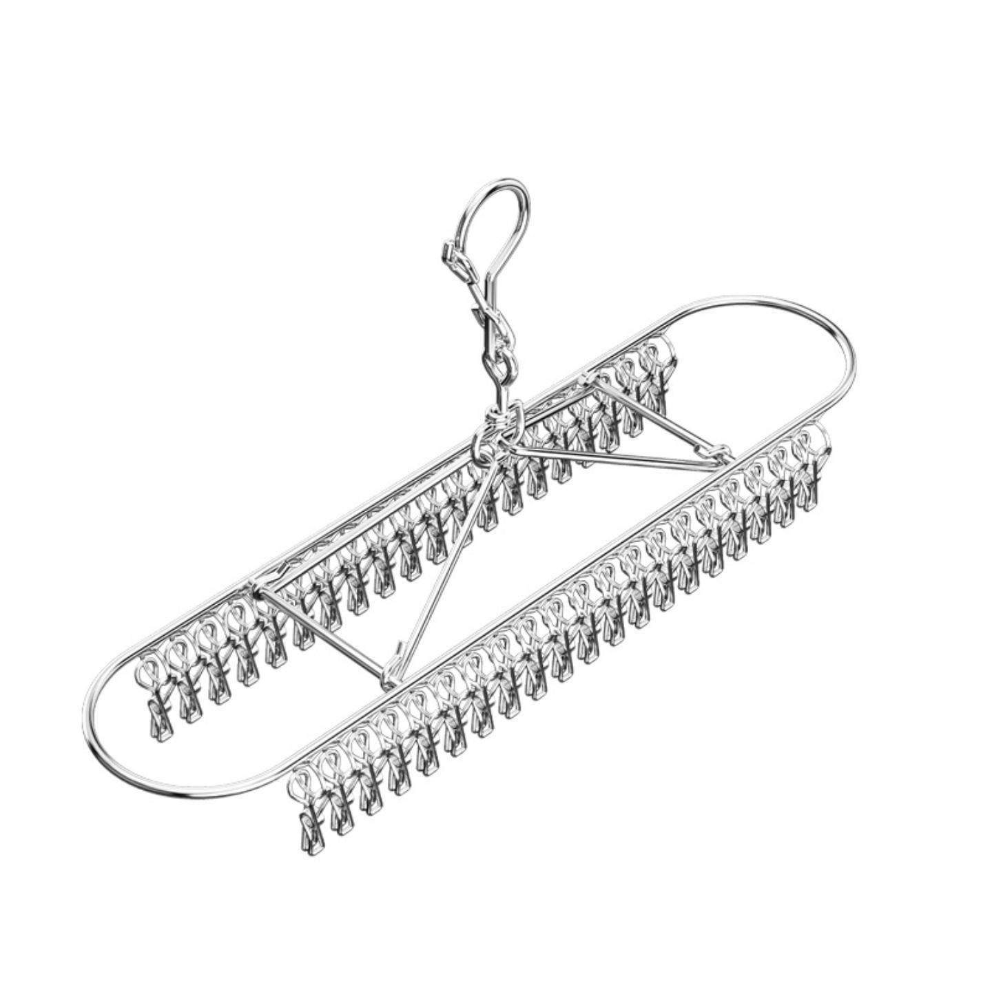 袜子晾衣架阳台多功能内衣内裤晾晒架家用不锈钢多夹子晒袜子家用,淘宝优惠券,粉丝福利购,淘宝优惠卷