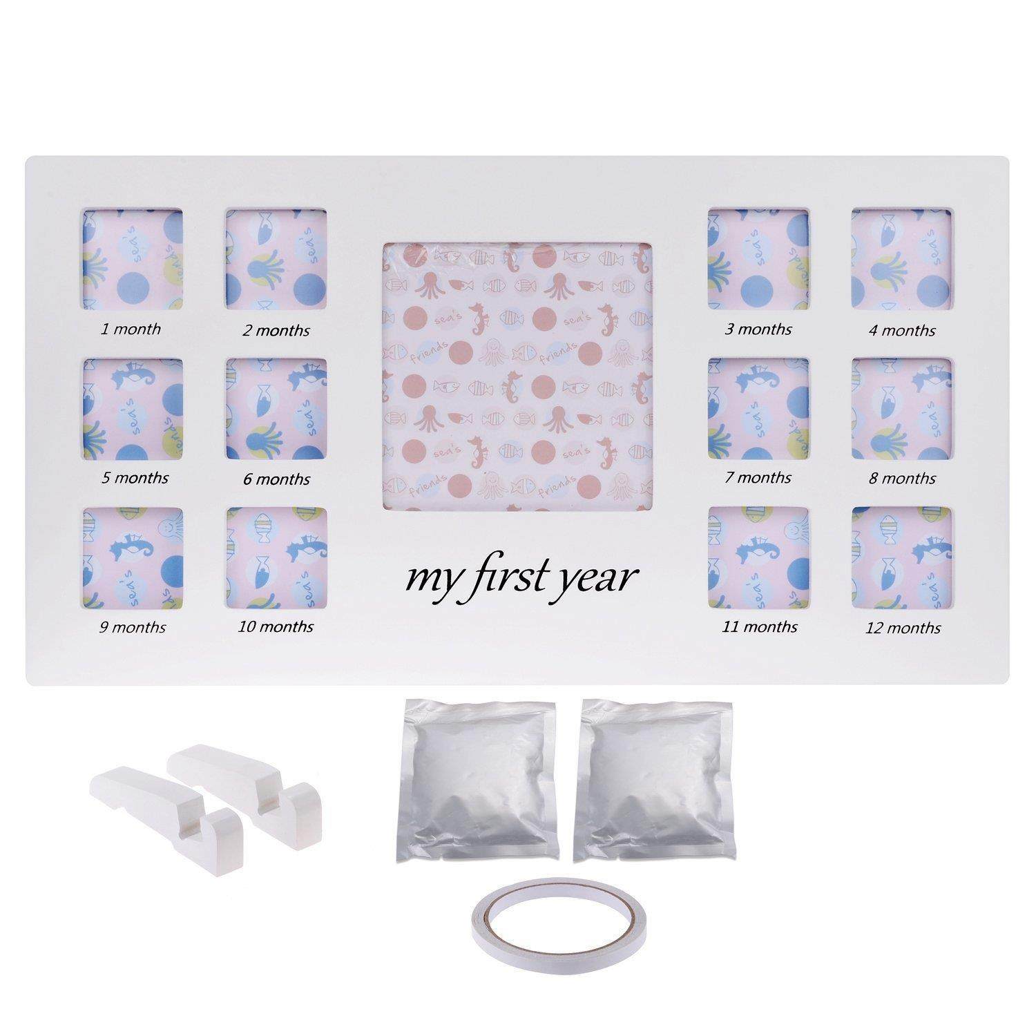 宝宝手足印手脚印泥相框一周岁宝宝DIY礼品相框摆台,淘宝优惠券,粉丝福利购,淘宝优惠卷