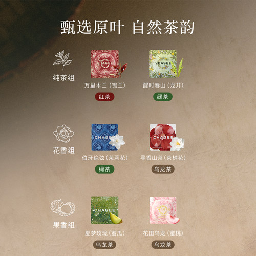 CHAGEE霸王茶姬缤纷装礼盒冷泡茶包独立小包袋泡茶绿茶茶包伴手礼 - 图1