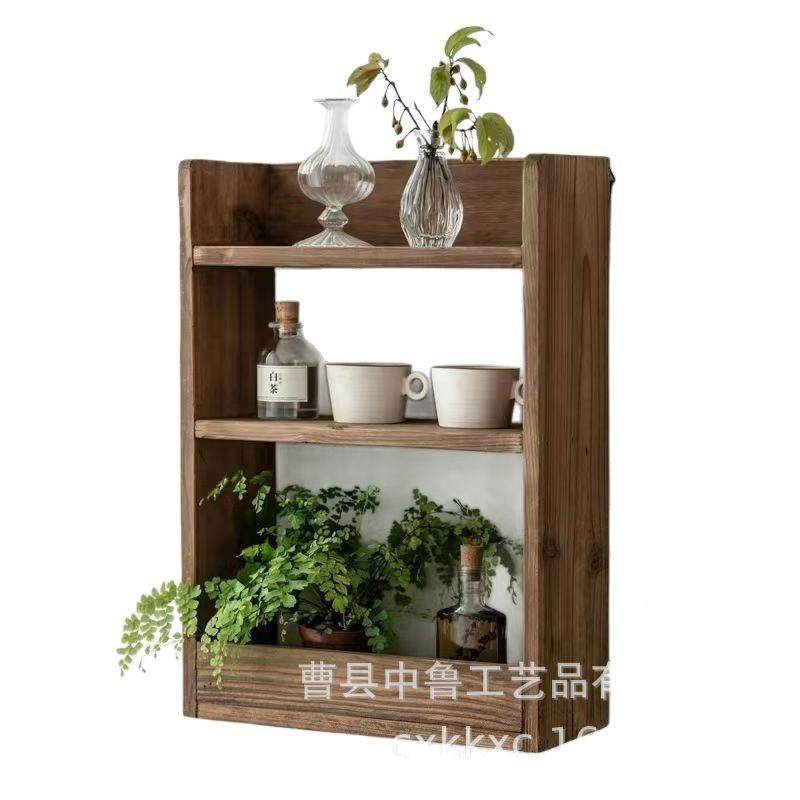 木质具w116置物餐架挂式壁墙面装饰支架茶具收纳搁板置物架花瓶架,淘宝优惠券,粉丝福利购,淘宝优惠卷