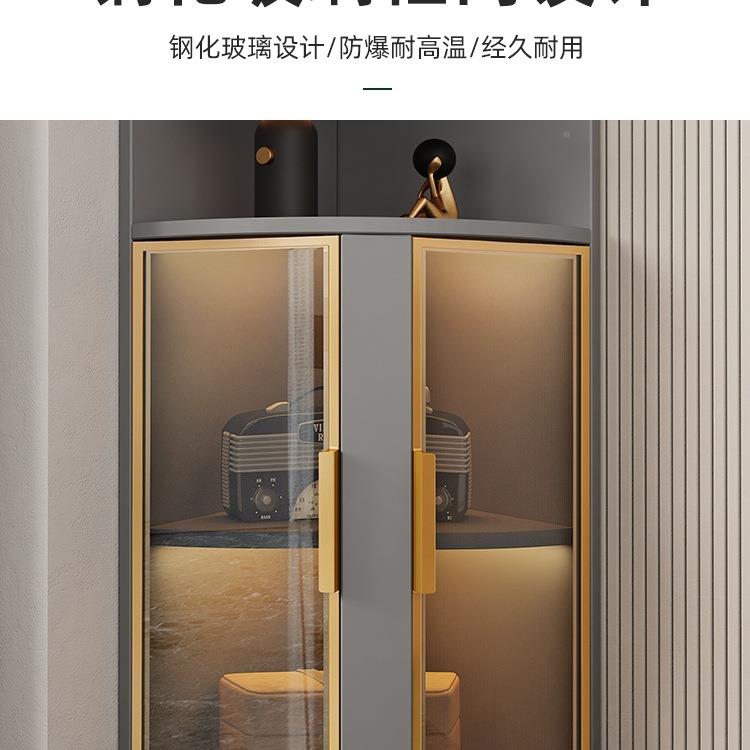 角柜转角柜三角柜墙角置物柜靠墙三角柜纳F9679755收柜客厅子角拐 - 图1