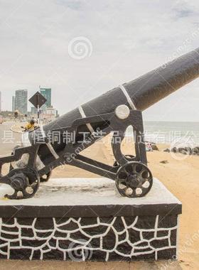 大型纯铜炮筒摆件铸铁大炮摆件公园景区广场摆放雕塑铸铜大炮摆件