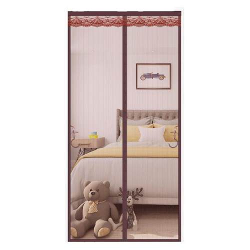 防蚊门帘免打孔纱门磁吸门帘夏季家用门帘子卧室遮挡帘新款防蚊帘 - 图3