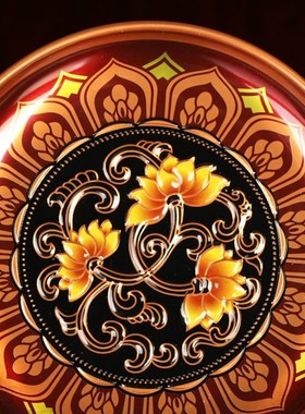 速发浩宇佛具财金碟花果盘佛前供佛合神水果莲供盘贡品盘包邮