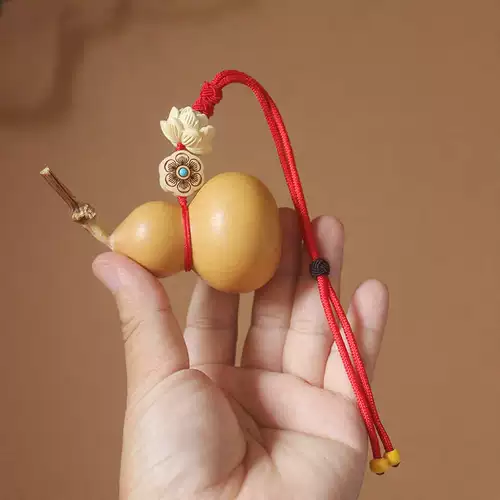 Переезд в новый дом, натуральная настоящая тыква, простой короткий кулон для спальни, кулон от двери до двери, кулон для зеркала заднего вида автомобиля.