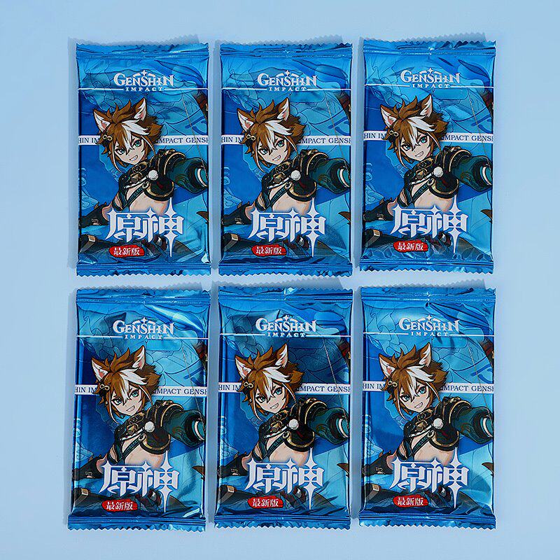原神卡片游戏人物周边二次元典藏闪卡原神桌游卡牌道具休闲游戏