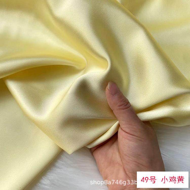30姆米真丝重缎面料纯色桑蚕丝绸缎旗袍diy服装刺绣礼服丝绸布料,淘宝优惠券,粉丝福利购,淘宝优惠卷