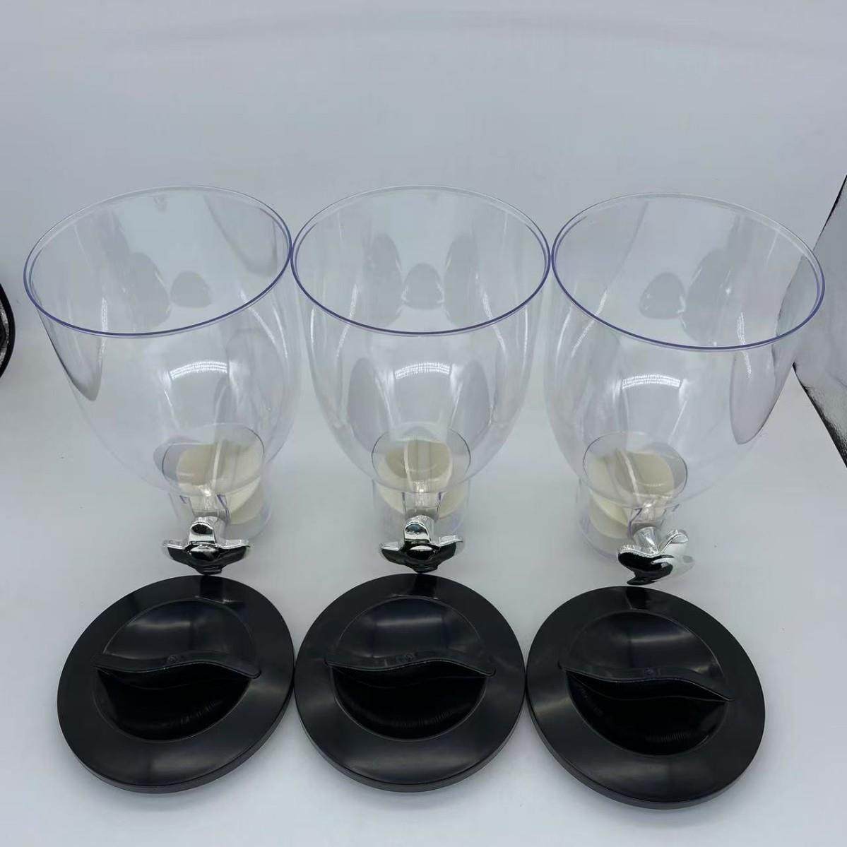 cerealdispemser三桶麦片机厨房杂粮储物罐燕麦干果零食收纳罐,淘宝优惠券,粉丝福利购,淘宝优惠卷