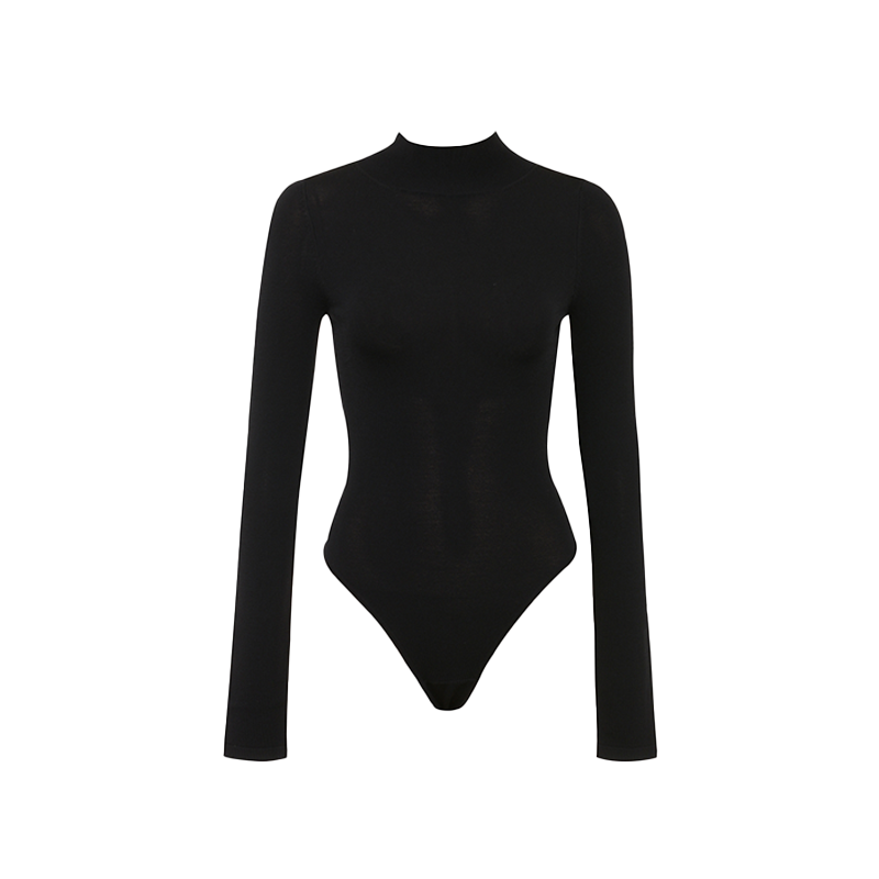 House of CB百搭黑色高领长袖连体衣Eliena,淘宝优惠券,粉丝福利购,淘宝优惠卷