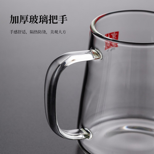 耐热高硼硅玻璃加厚公道杯茶海公杯茶漏过滤网分茶器茶道配件茶滤 - 图1