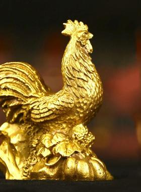 十二生肖摆件全套纯铜吉祥物牛龙马羊虎狗猴鼠鸡12属相客厅装饰品