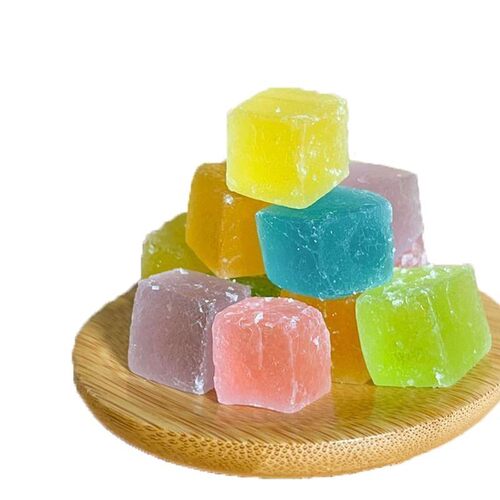 网红琥珀糖边角料零食高颜值声控糖果宝石水晶糖解馋好吃小包装 - 图3