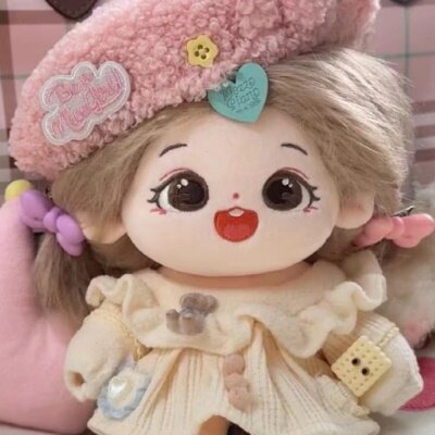 粟莉SP版20cm棉花娃娃可换娃衣毛绒公仔孩子学习奖励送女朋友礼物