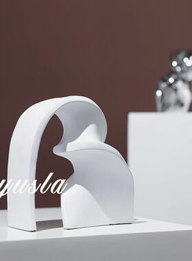 现代简约创意摆件样板房客厅电视柜玄关书房柜售楼部摆设软装饰品