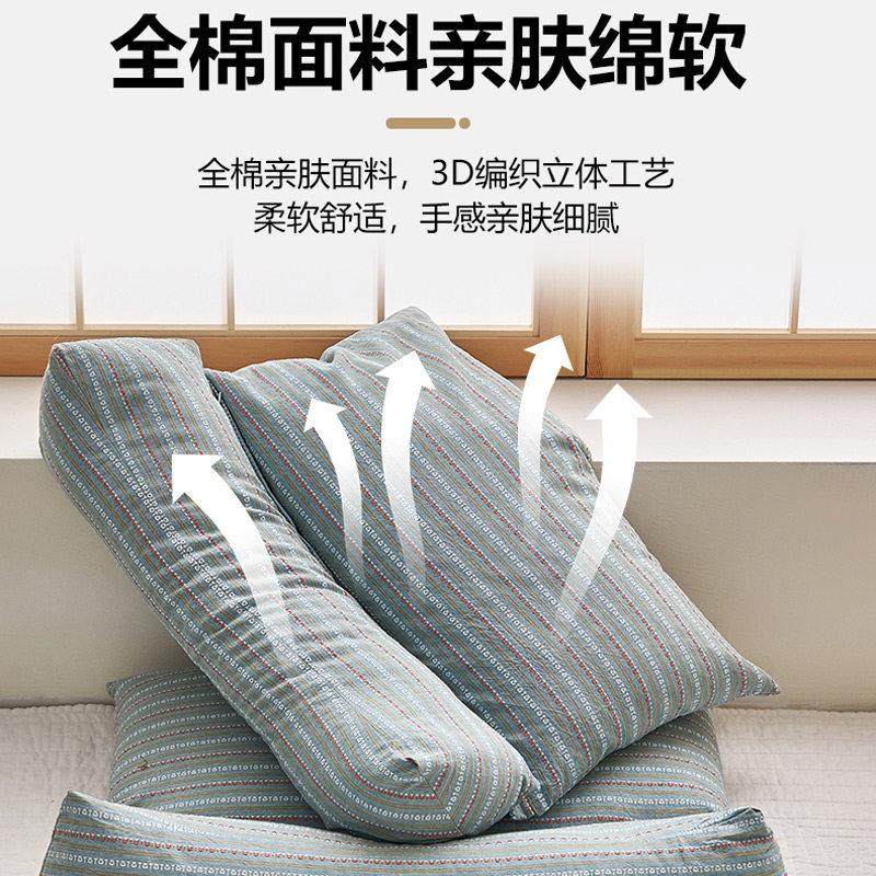 三角牵引枕荞麦枕头护颈椎助睡眠睡觉专用壳皮荞麦枕颈枕护颈硬枕,淘宝优惠券,粉丝福利购,淘宝优惠卷