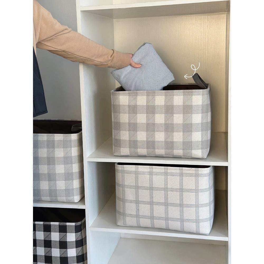 加厚织物可洗可折叠收纳篮宿舍衣物衣柜收纳篮脏衣服篮家庭零食收,淘宝优惠券,粉丝福利购,淘宝优惠卷