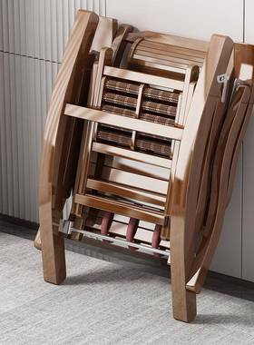 竹躺椅折叠大人摇摇椅家用午休凉椅懒人老人阳台休闲逍遥藤摇椅子