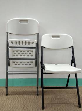 吹塑户外折叠椅22管出口吹塑椅PE带靠背儿童座椅小椅子