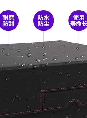 源厂热卖4排窗分离分装款卡盒pu皮革带隔片夹高档游戏卡牌收纳盒