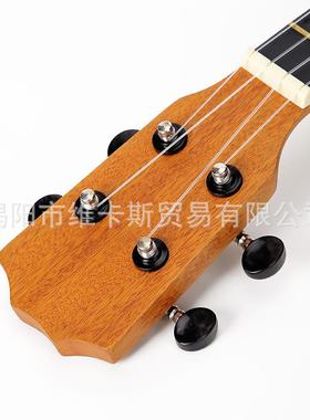 桃花芯尤克里里23寸支持图案雕刻儿童成人乐器夏威夷四弦琴