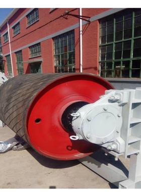 生产油冷式电动滚筒输送带用包胶传动滚筒外置式电动滚筒