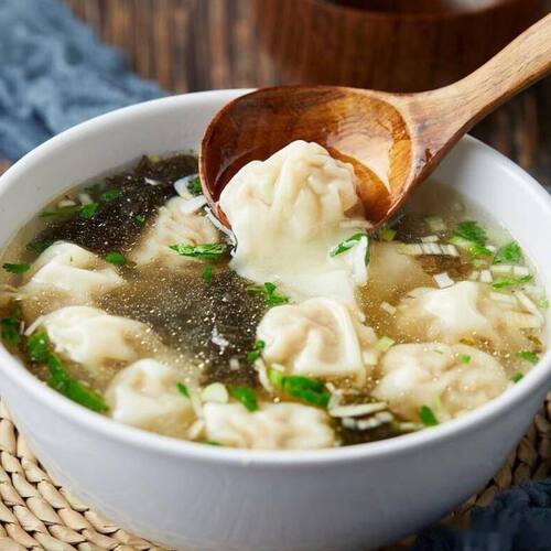 云吞懒人免煮冲泡馄饨夜宵早餐速食即食紫菜混沌方便抄手桶装整箱 - 图0