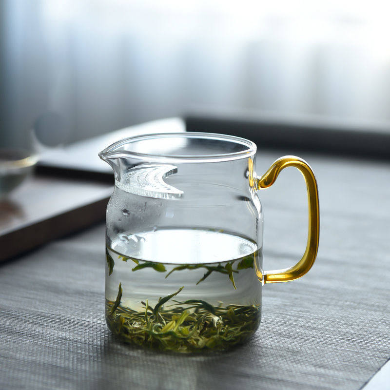 月牙公道杯加厚耐热玻璃滤网泡茶配件一体过滤茶水分离家用公杯,淘宝优惠券,粉丝福利购,淘宝优惠卷