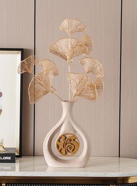 招财鹿摆件福字客厅玄关酒柜新中式博古架装饰品摆设乔迁新居礼品