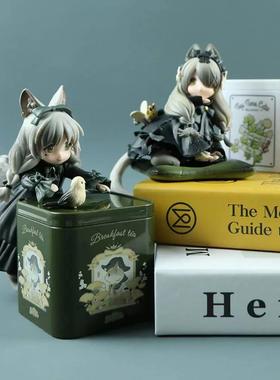 治愈系小摆件动漫主机壳模型桌搭车载工位桌面装饰品可爱中控台礼