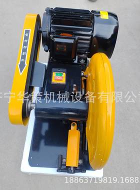 电动砂轮锯型材切割机J3GB-400方扁钢元管切断工具华策