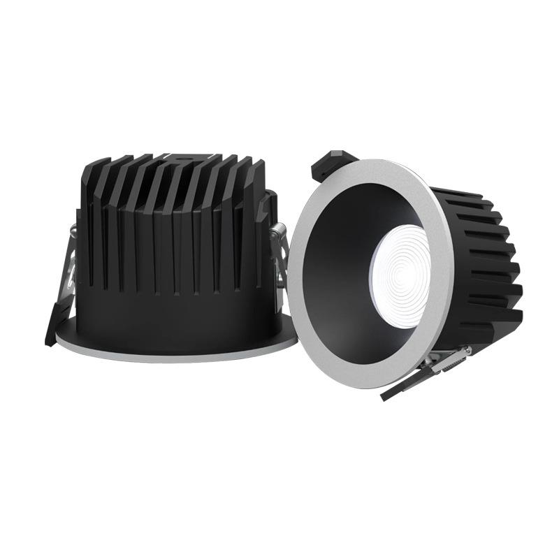 全铝深杯防眩筒灯全光谱欧司朗普瑞芯片客厅过道家用嵌入式无主灯 - 图3