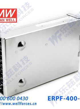 明纬防雨开关电源ERPF-400-24400W24V16.7A内置PFC重1.22