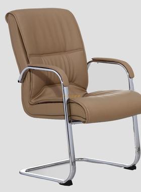 办公椅会议电脑椅子简约款职员椅高背家用学习会客椅弓形椅钢架椅