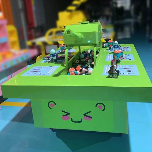 创意儿童益智积木玩具桌子卡通坦克造型拼装玩具多功能手工桌子 - 图2