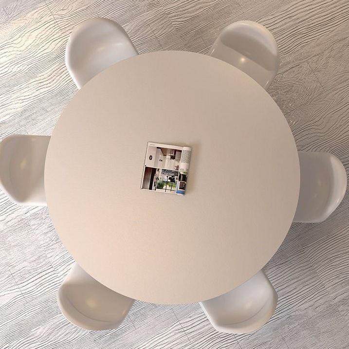 岩板餐桌家用小户型餐厅饭桌椅简约现代网红奶油风圆形白色带转盘,淘宝优惠券,粉丝福利购,淘宝优惠卷