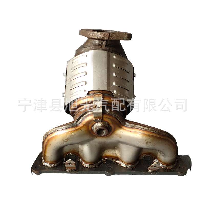 适用现代索八 特拉卡圆包扁包 起亚K5三元催化器伊兰特VVT胜达2.4 - 图1