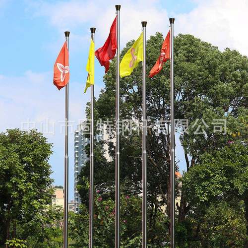 户外不锈钢旗杆9米10米12米锥形旗杆幼儿园旗杆电动旗杆 - 图3
