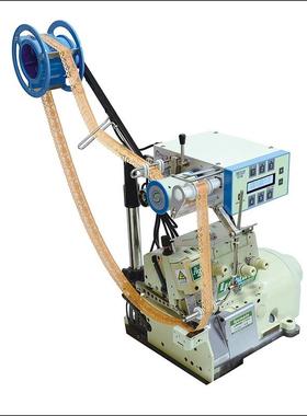 微电脑分段送料器橡筋送料装置花边送带装置包缝锁边人字车送料机