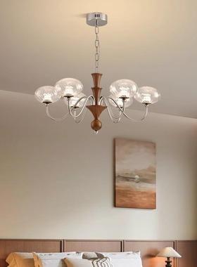 美式吊灯客厅2024新款餐厅卧室灯复古乡村法式中古风简约大气灯具