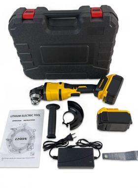 锂电无刷电机家用小型打磨抛光机切割充电式角磨机