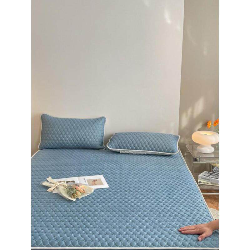 A类夏季凉席床笠款四件套冰丝席三件套可机洗夏天家用空调席4,淘宝优惠券,粉丝福利购,淘宝优惠卷