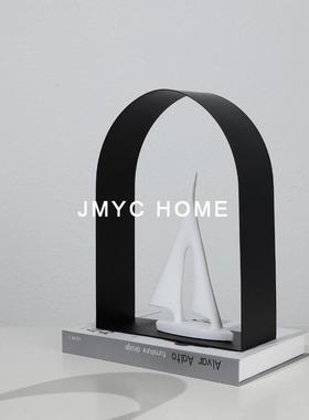 柜子简约金属拱门创意摆件家居客厅办公室酒柜书房茶几桌面装饰品