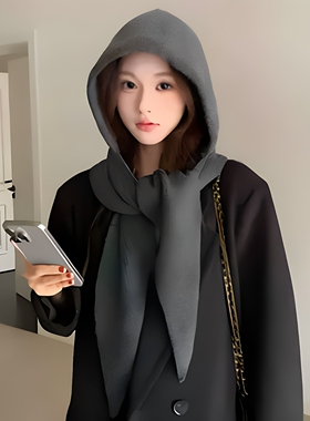 红色帽子女冬2026款巴拉克拉法帽