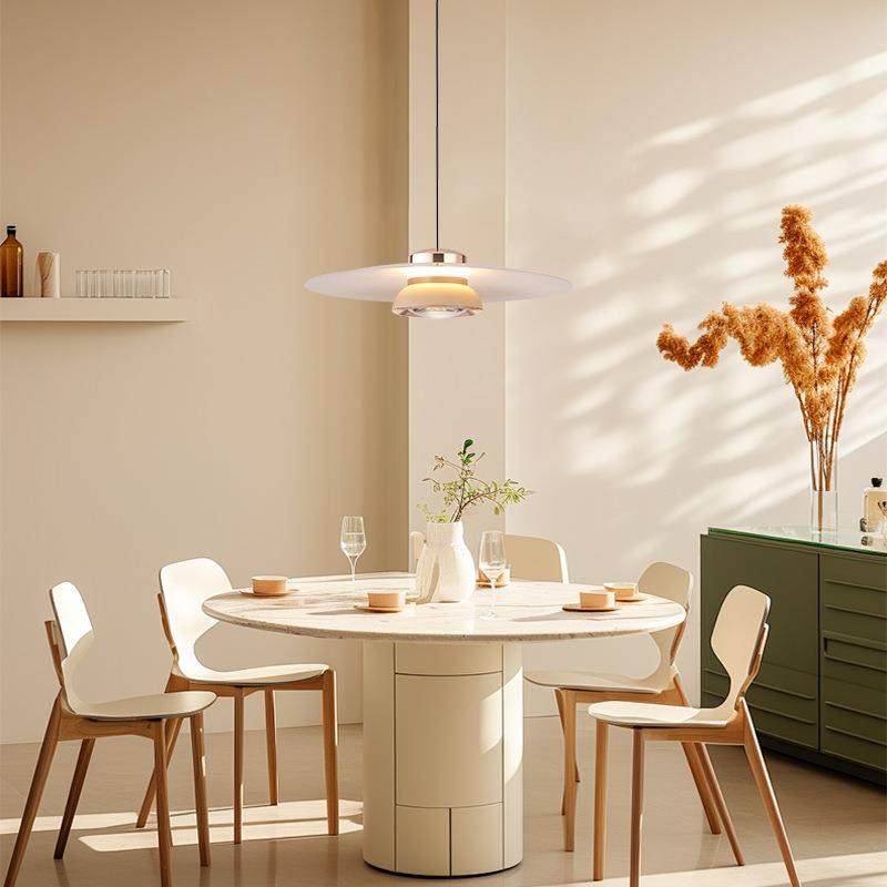 北欧极简卧室床头吊灯飞碟高级感吊线灯轻奢吧台餐厅灯单头小吊灯,淘宝优惠券,粉丝福利购,淘宝优惠卷
