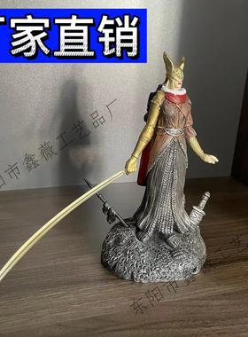 新款时尚女武士雕像艾尔登法环女武士雕像精美潮流树脂工艺品